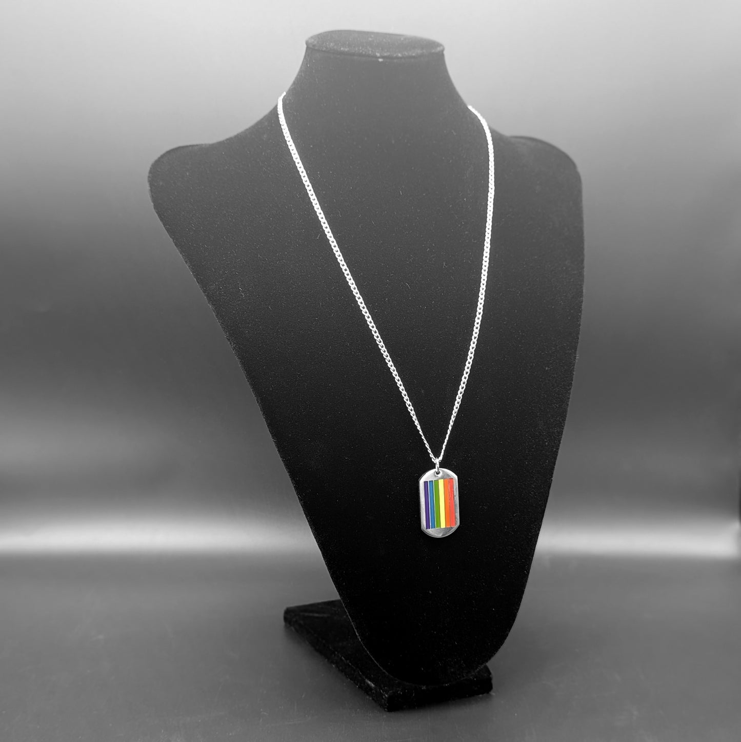 Rainbow Dog Tag