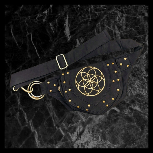 Flower of Life Medium Beltbag