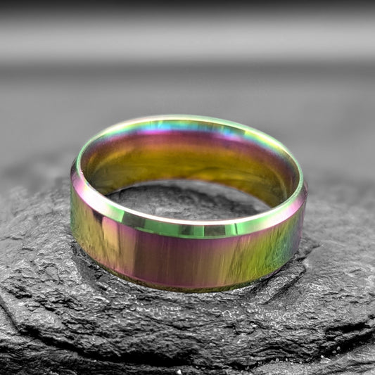 Flat Iridescent Band