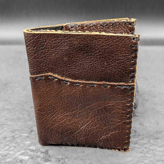 Brown Folding ID Wallet